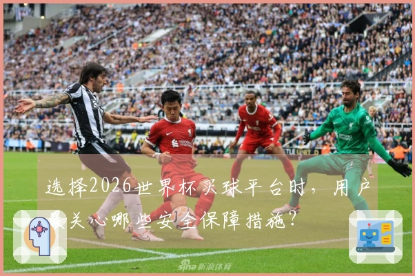选择2026世界杯买球平台时，用户最关心哪些安全保障措施？