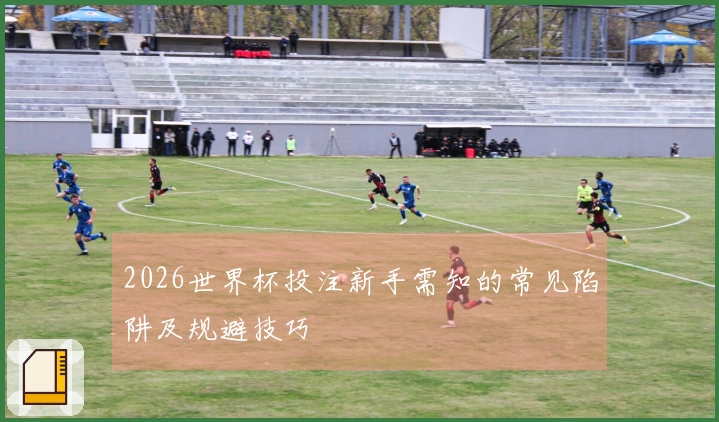 2026世界杯投注新手需知的常见陷阱及规避技巧
